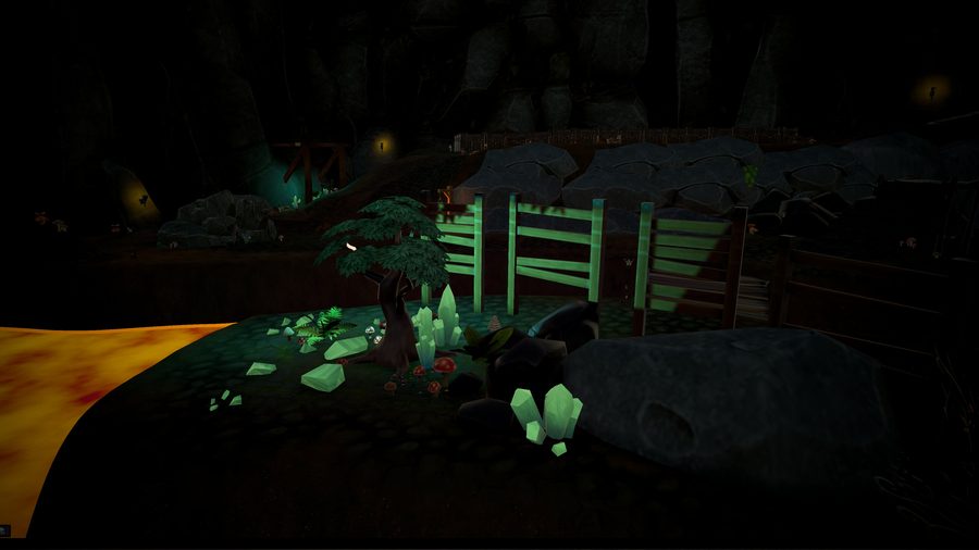 Lava cave tree